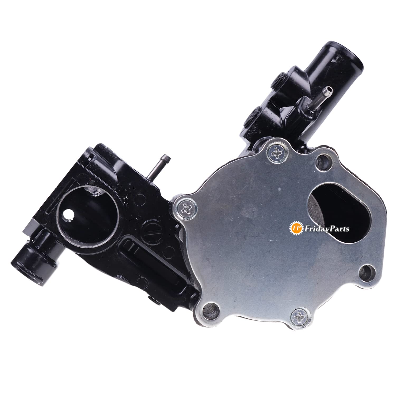 FridayParts AM882090 Water Pump with Gasket - Compatible Replacement for John Deere Excavator Models 27D 35D 50D - Heavy Duty Construction Equipment Parts for Excavator Maintenance & Repair