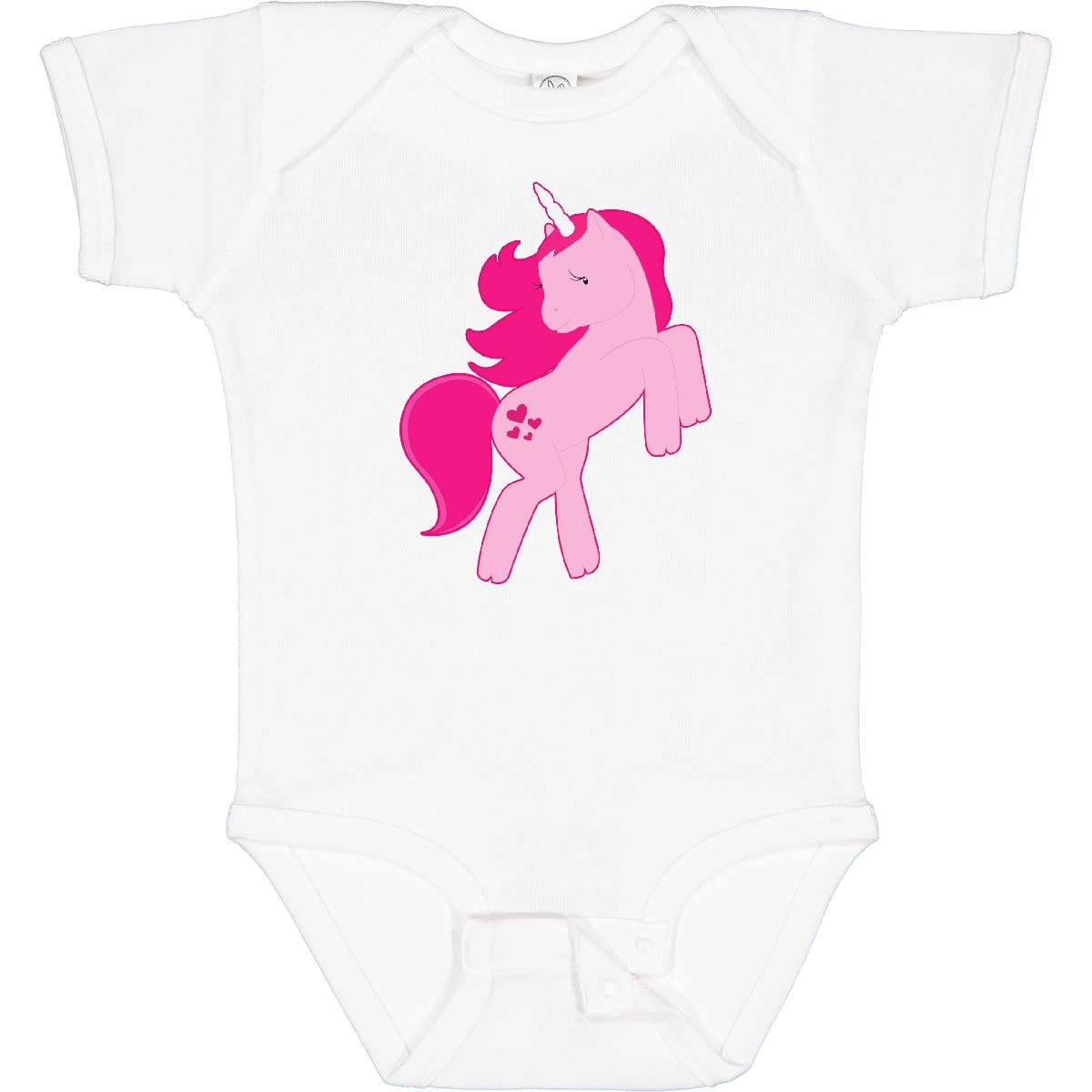 Inktastic Pink Unicorn Baby Bodysuit - Cute & Soft Cotton Onesie for Newborns & Infants - Perfect for Baby Showers, Birthdays & Photo Shoots