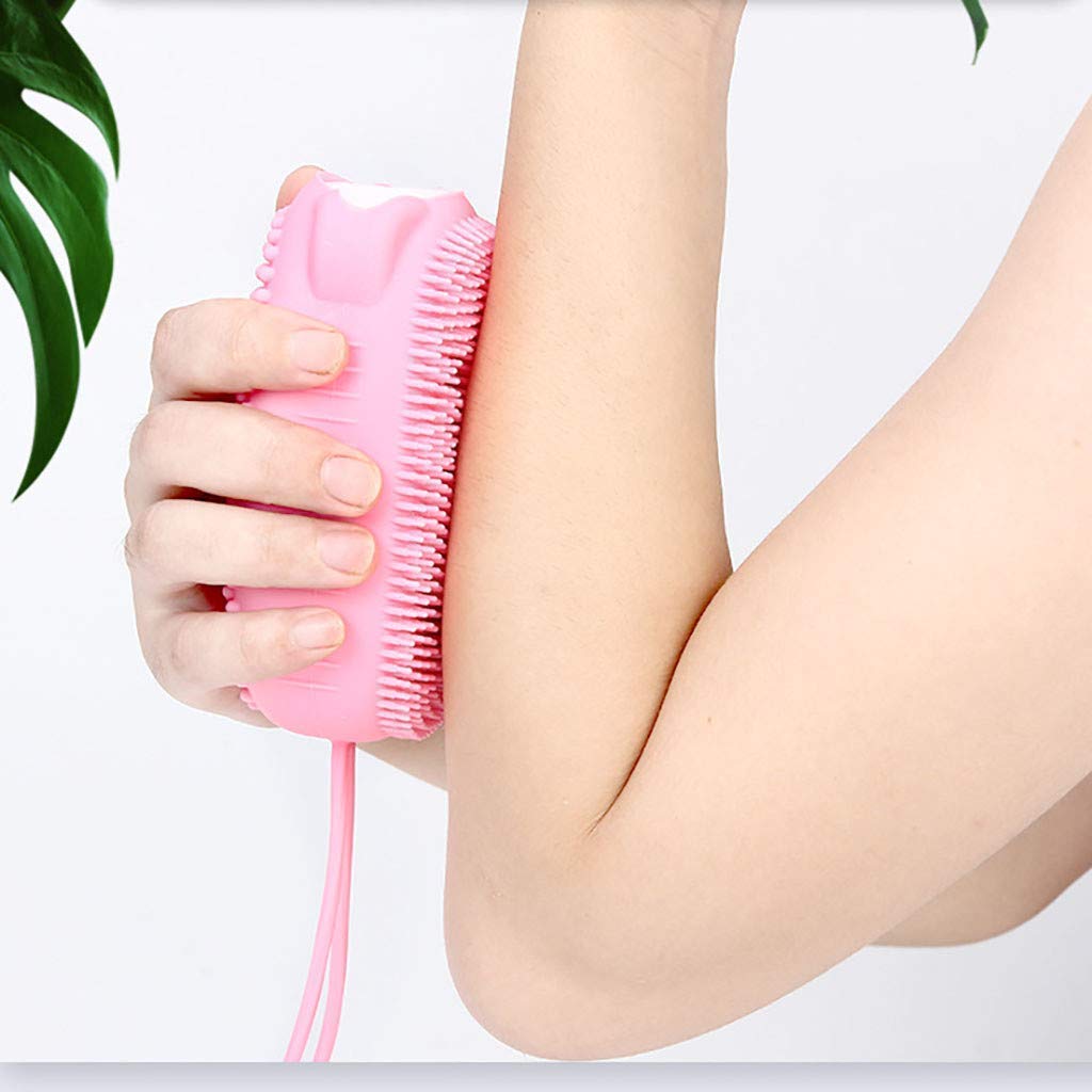 JustOne Choice Quick Foaming Bubble Bath Brush - Soft Silicone Body Scrubber & Massager for Shower & Bath (1PC, Multi-Color) | Exfoliating Skin Care & Relaxing Spa Experience at Home