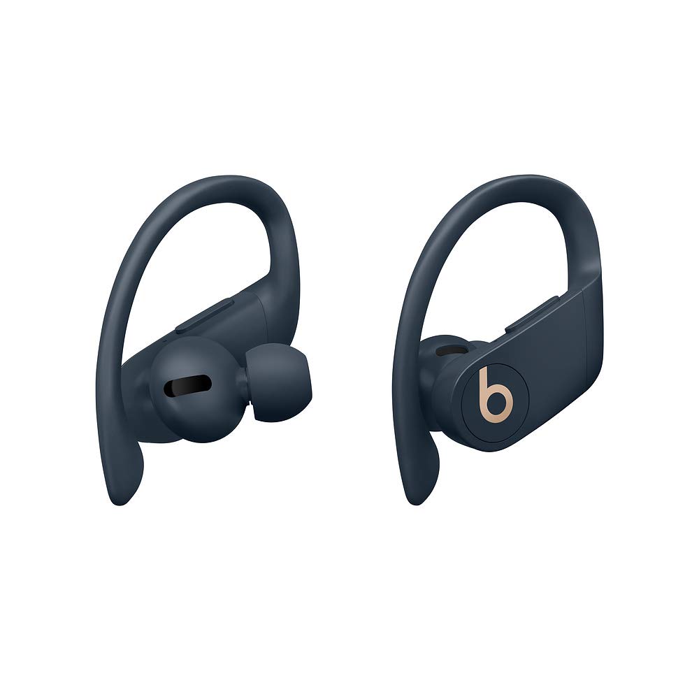 Powerbeats Pro Wireless Earbuds - Bluetooth Headphones with Charging Case, Lightning to USB-A Cable, Sweat & Water Resistant (Navy Blue) - Perfect for Gym, Running & Workouts
