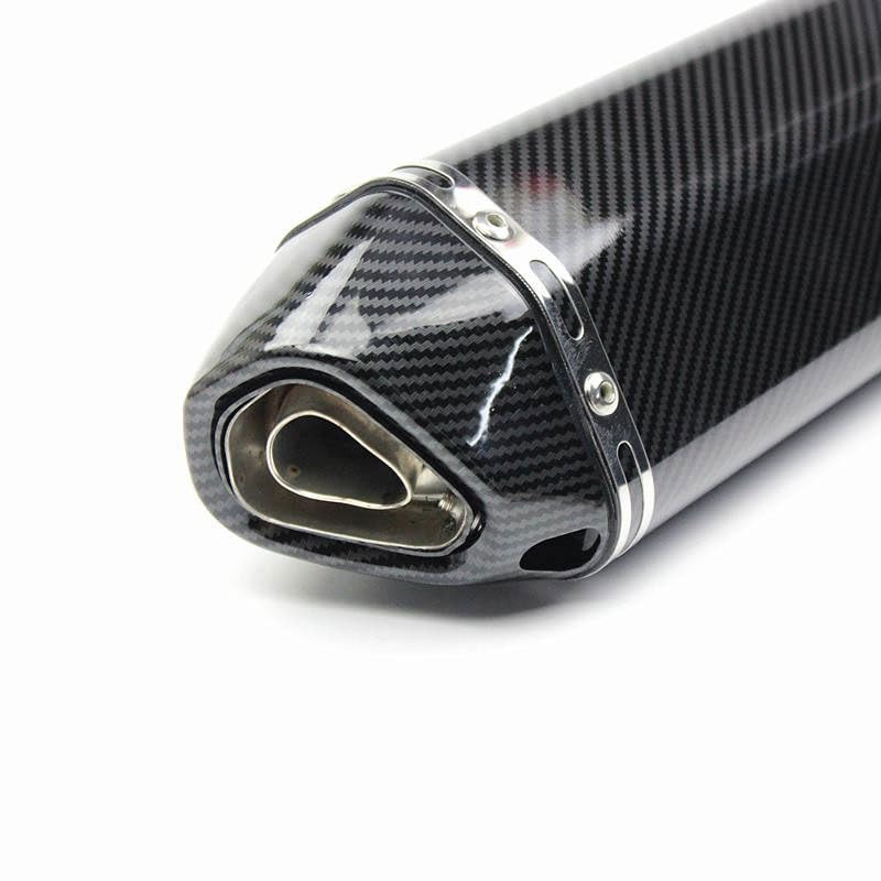 Stainless Steel Motorcycle Slip-On Muffler for 51mm Exhaust - Universal Fit for Performance Upgrade