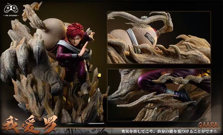 PG Studio Gaara | I Love Ro Anime Figure - Perfect for Naruto Fans, Collectors, and Home Decor