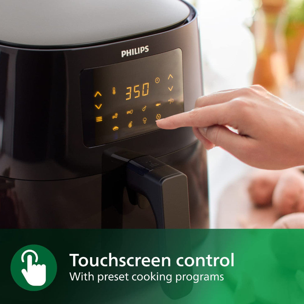 PHILIPS Essential Airfryer XL HD9270 - Certified Refurbished with Manufacturer Warranty | Large Capacity Air Fryer for Healthy Cooking, Perfect for Family Meals & Quick Snacks
