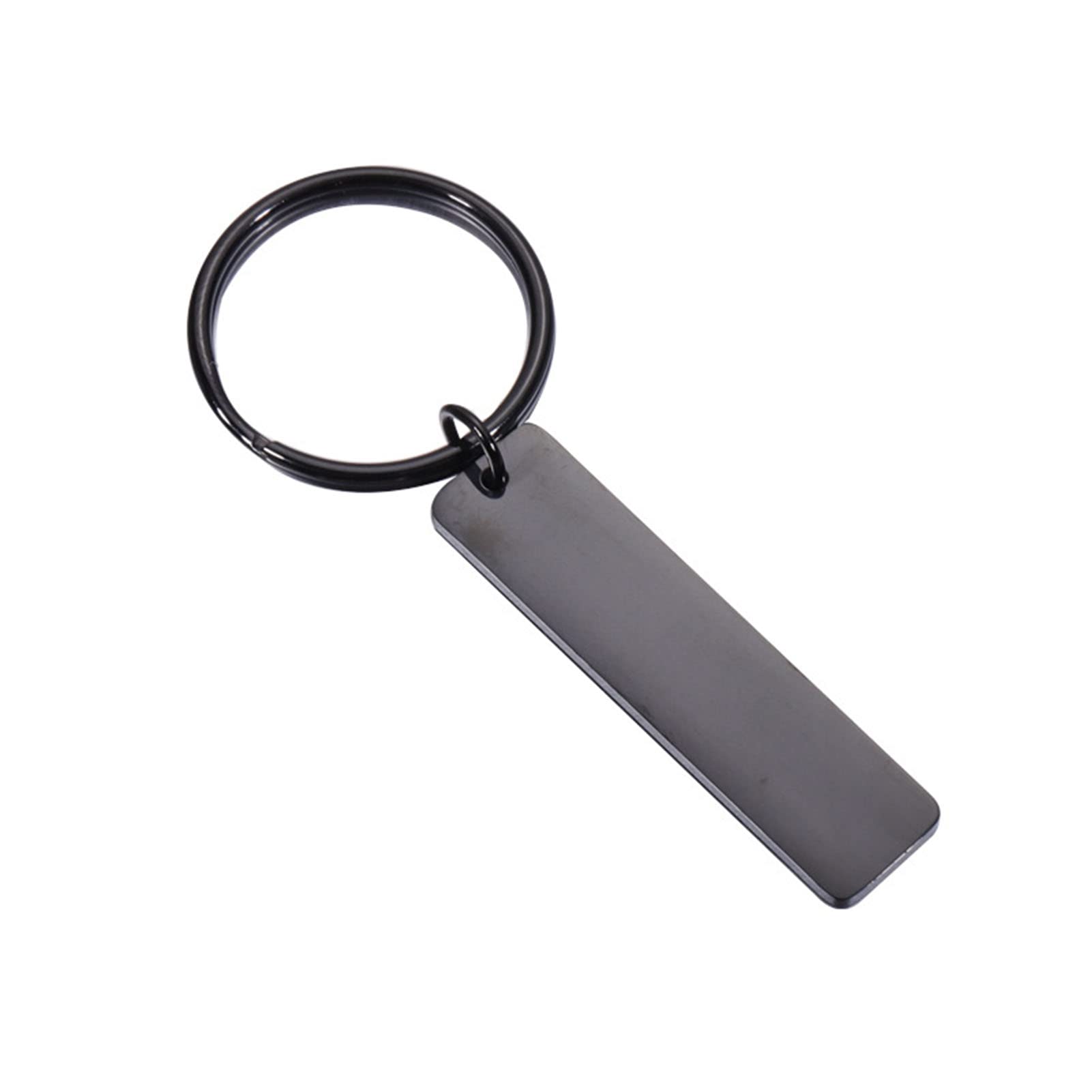 SANWOOD Premium Alloy Key Holder - Mirror Polish Keychain with Exquisite Bright Colors (Black) - Perfect for Home, Office, and Travel Organization