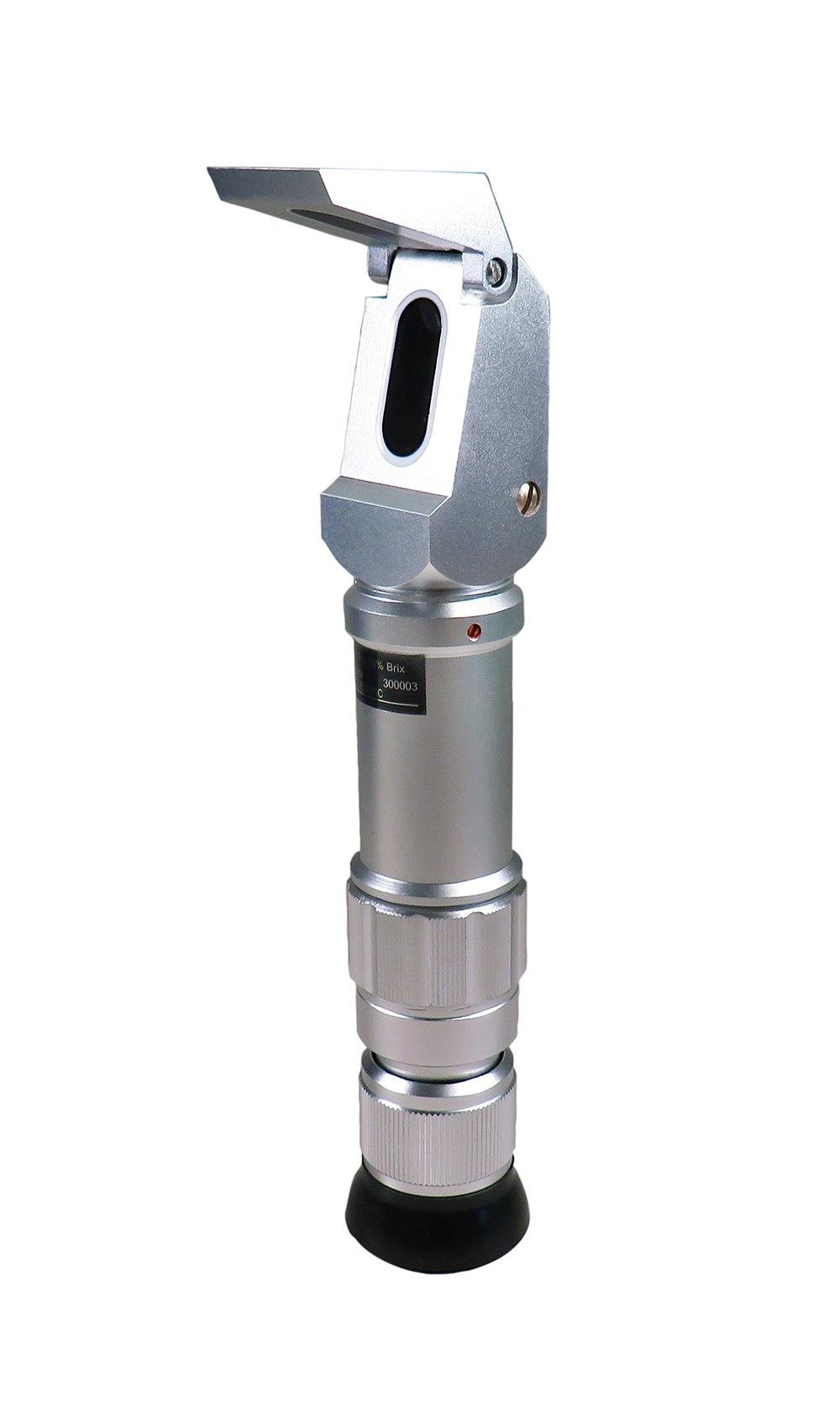 0-80% Brix Refractometer for Sugar Content Measurement - Perfect for Home Brewing, Wine Making, and Honey Testing