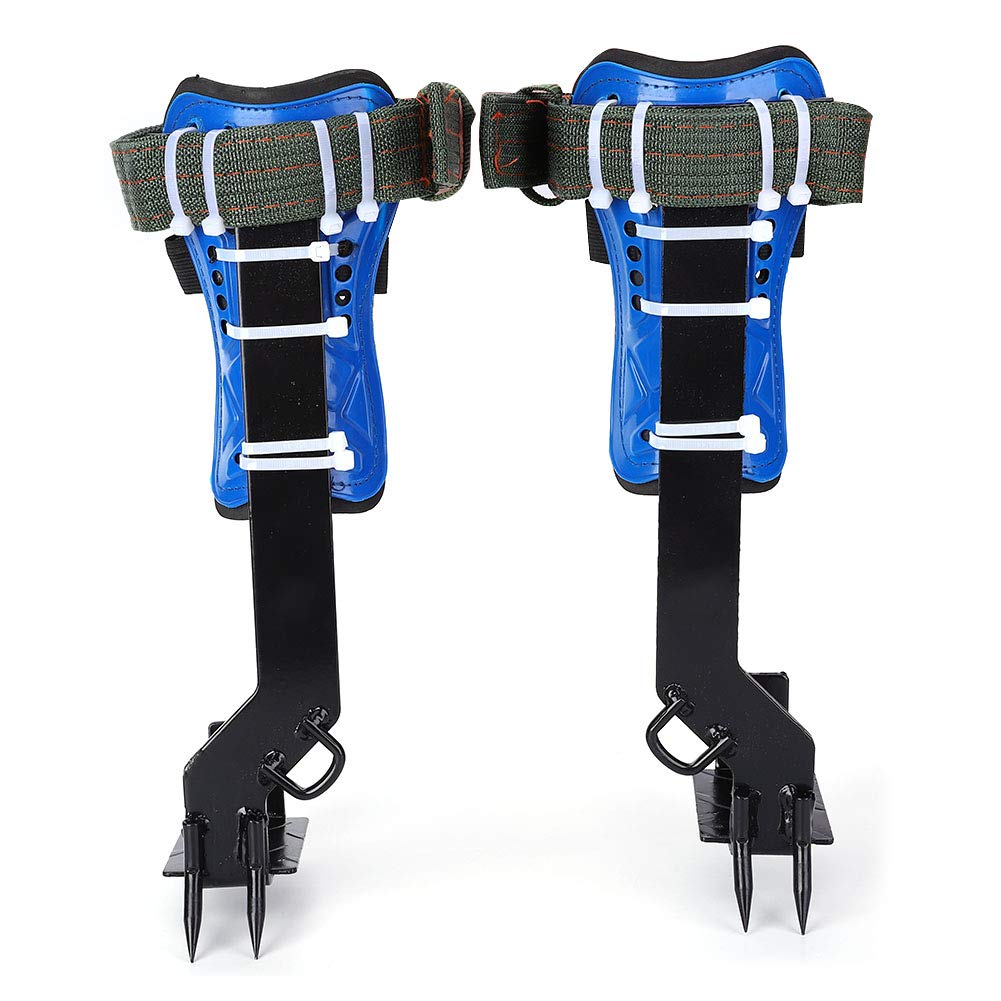 **Stainless Steel Tree Climbing Spikes Set - Adjustable & Durable 304 Steel Climbing Claws for Rock Climbing, Hunting & Outdoor Sports - Perfect for Arborists & Adventure Enthusiasts**