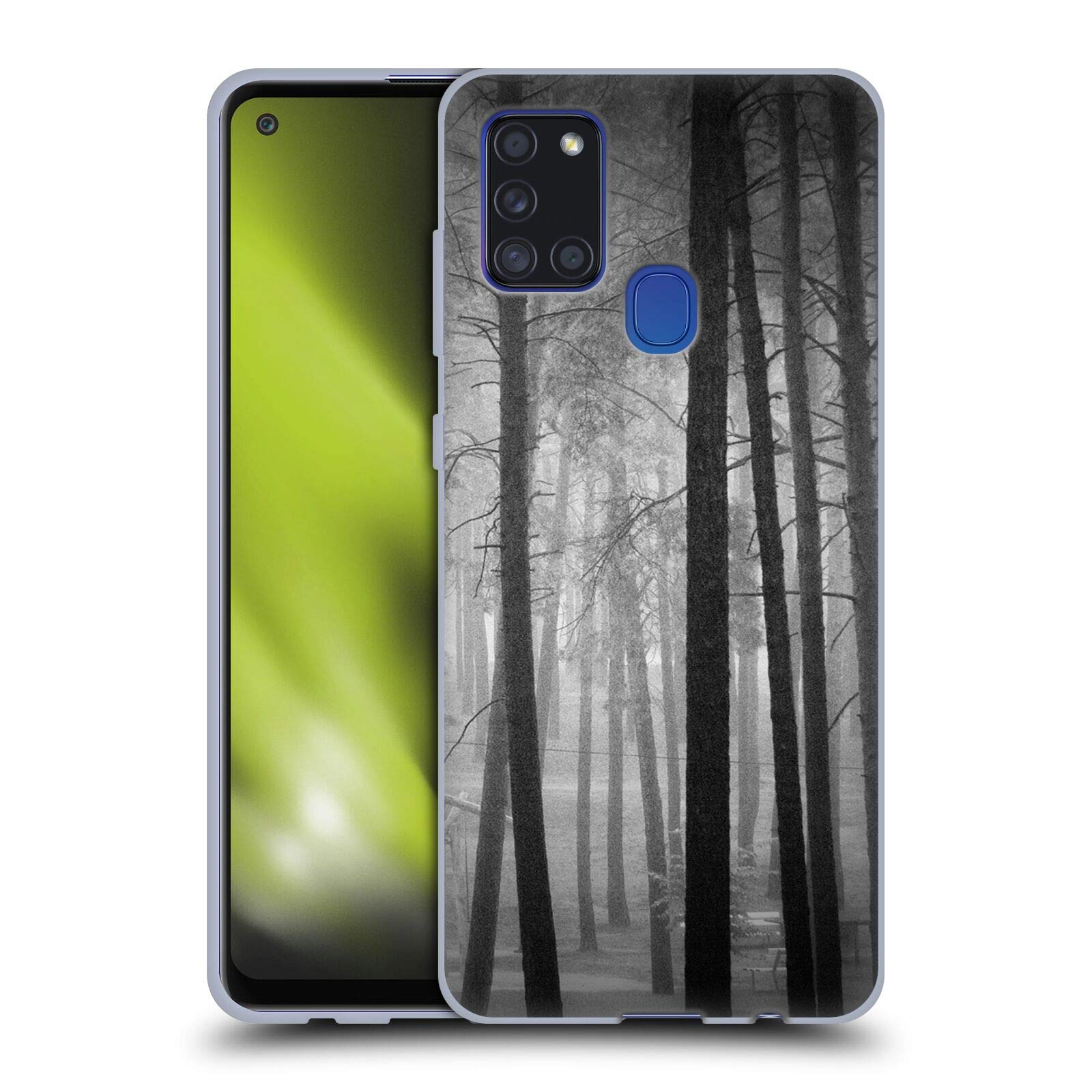 Head Case Designs 官方授权 Dorit Fuhg Pines 旅行故事软胶保护套 - 兼容三星 Galaxy A21s (2020) - 旅行与日常使用的理想选择