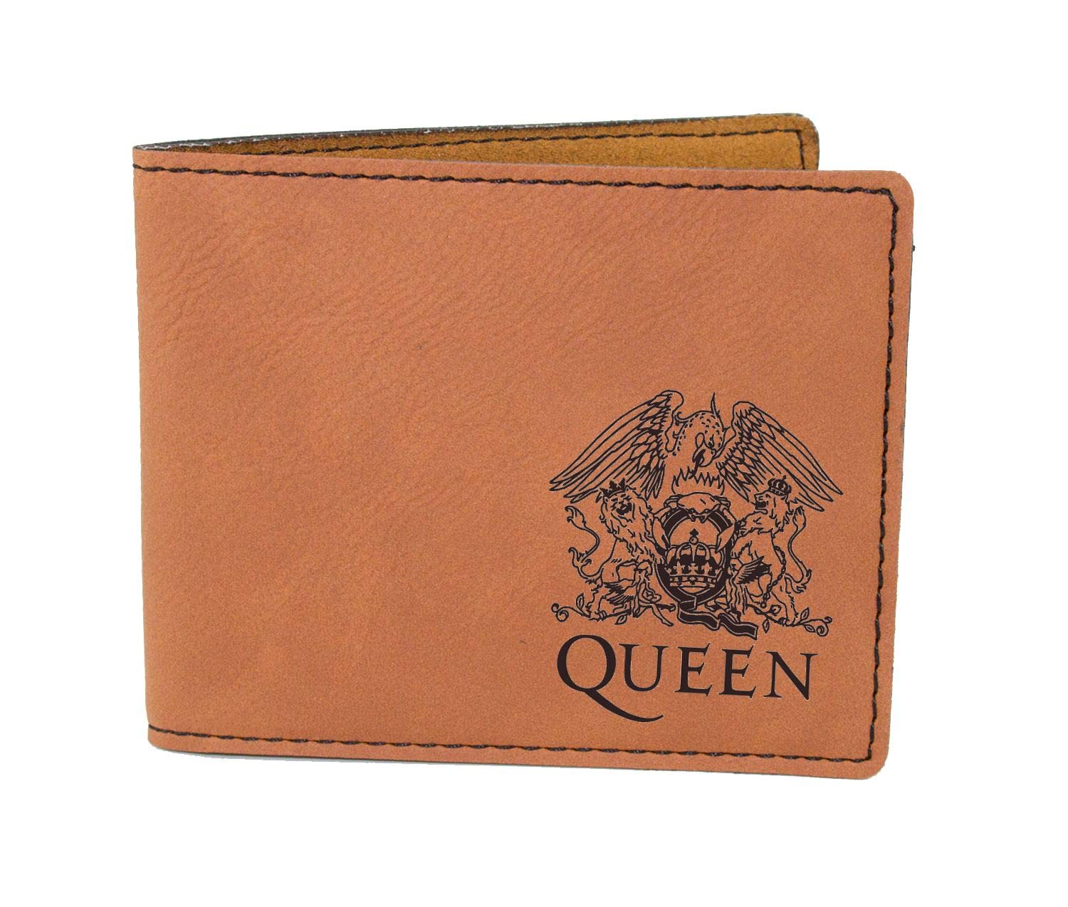 Personalized Vegan Leather Queen Wallet - Custom Laser Engraved Gift for Women - Perfect for Birthdays, Anniversaries & Special Occasions