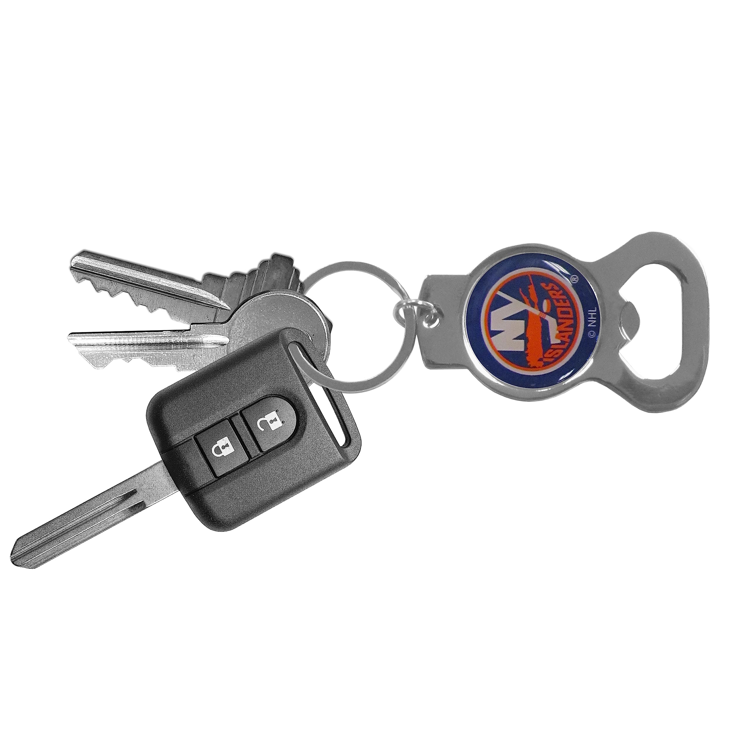 NHL Bottle Opener Keychain - Officially Licensed Hockey Fan Gift for Men - Perfect for Game Day, Tailgating & Home Bar Accessories