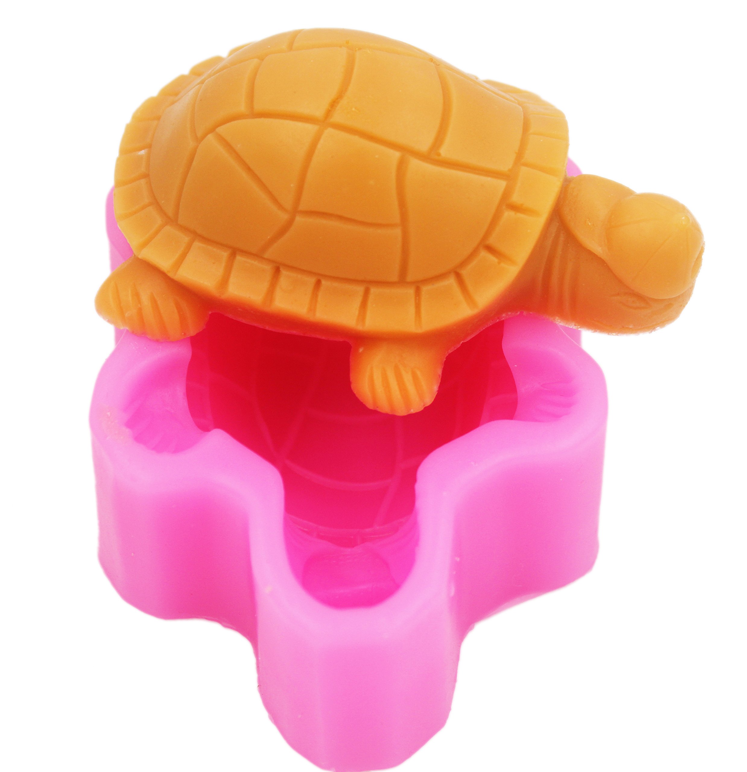 Handmade Turtle Silicone Soap Mold for DIY Crafts - Cute 0044 Design - Perfect for Bath Bombs, Candle Making & Resin Art Projects