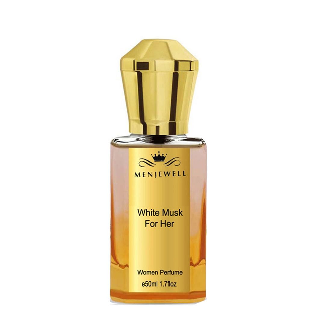 Luxury White Musk Perfume for Women - Long Lasting Fragrance Eau De Parfum (50ml) | Travel Friendly Lightweight Bottle | Perfect for Daily Wear, Evening Events & Romantic Occasions