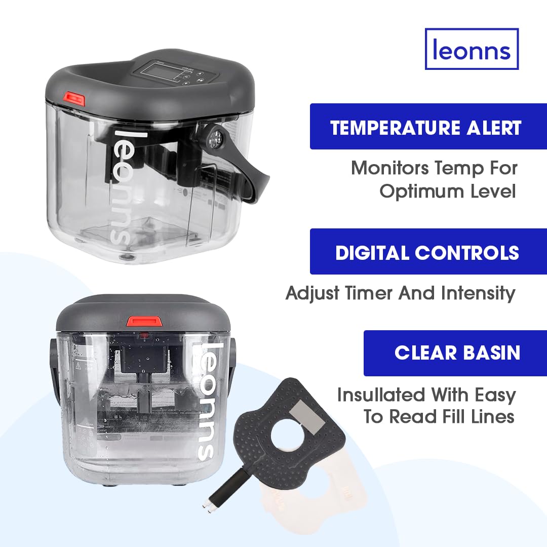 Cold Therapy Machine with Programmable Timer - Knee Ice Pack & Compression Pad for Post-Surgery Recovery - Cryotherapy Device for Knee Pain Relief, Swelling Reduction & Injury Rehabilitation (Perfect for ACL Surgery, Arthritis & Sports Injuries)