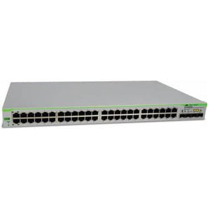 Allied Telesis 48-Port Gigabit Ethernet WebSmart Switch with 4 SFP Combo Ports - Ideal for Small Business Network & Office IT Infrastructure