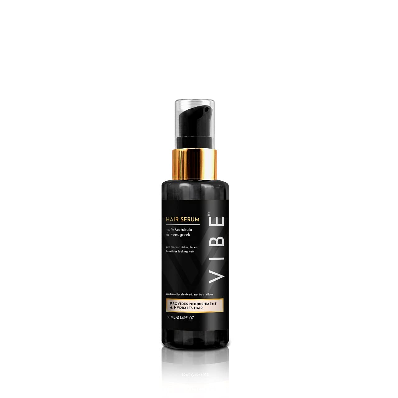 VIBE Hair Growth Serum for Thicker, Fuller & Healthier Hair - Anti-Frizz Treatment for Hair Thinning, Dull & Dry Hair - 50ml Hair Care for Men & Women - Perfect for Wedding Prep, New Year Makeover & Daily Hair Care Routine