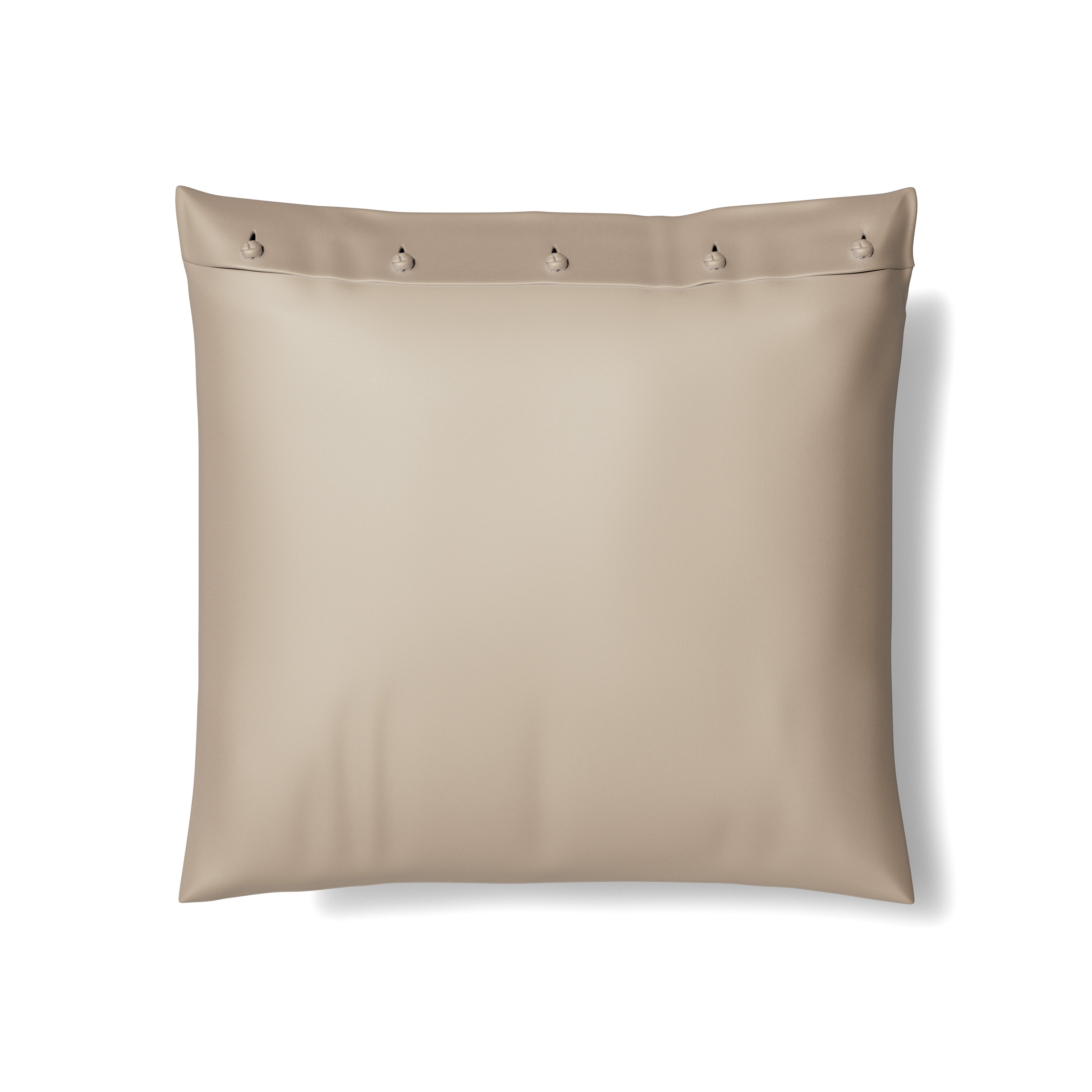 Luxury Charmeuse Pillow Sham with Elegant French Knots - Perfect for Master Bedroom & Guest Room Decor