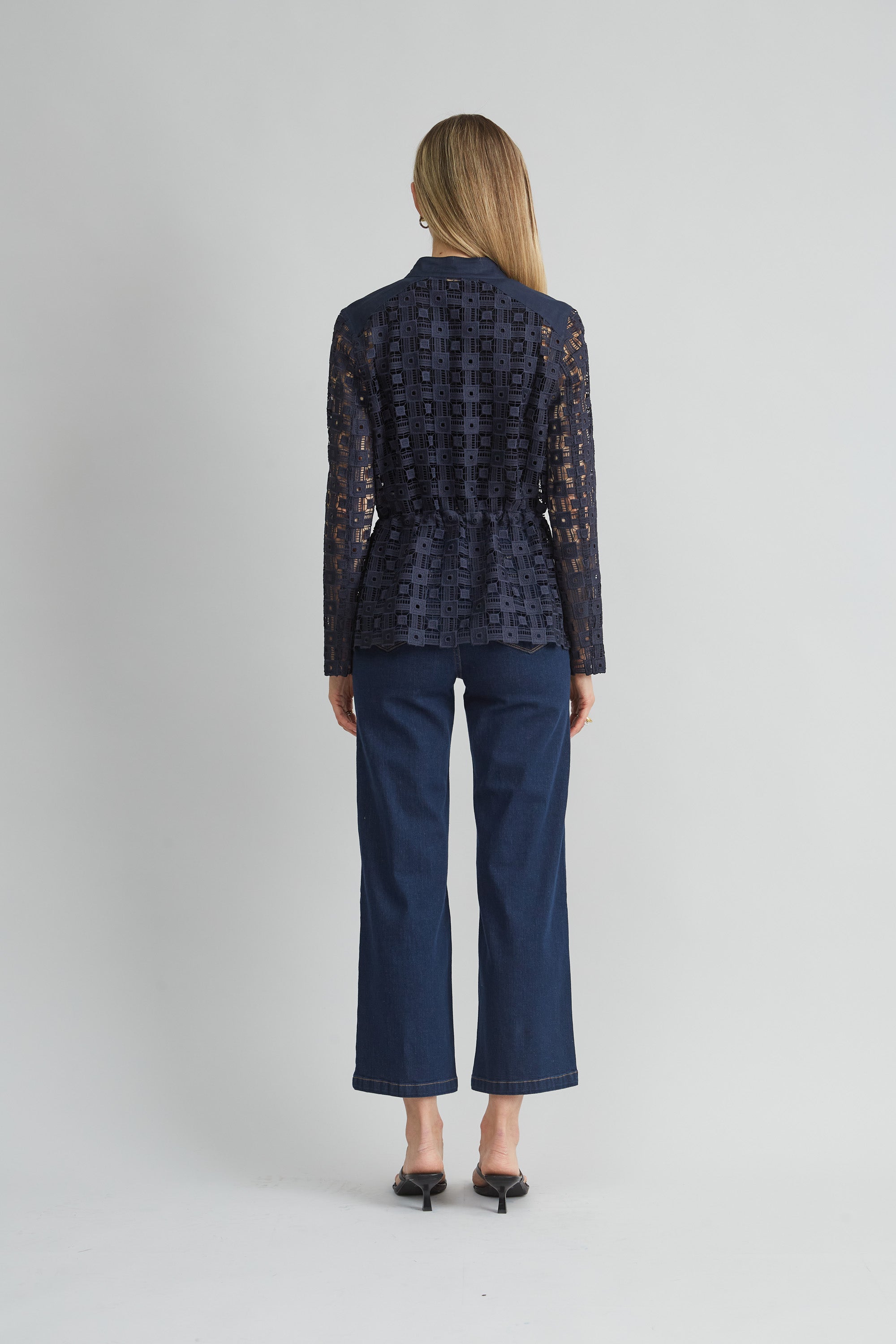 Stylish Women's Lace Utility Jacket - Fashionable Lightweight Outerwear for Spring & Fall | Perfect for Casual Outings, Date Nights & Office Wear