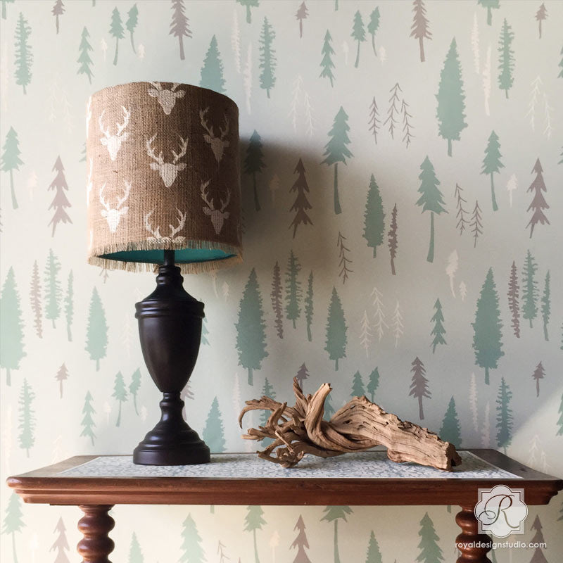 Timberland Bonnie Christine Wall Stencil - DIY Home Decor, Reusable Painting Template for Walls, Furniture & Crafts - Perfect for Bedroom, Nursery, Living Room Makeovers