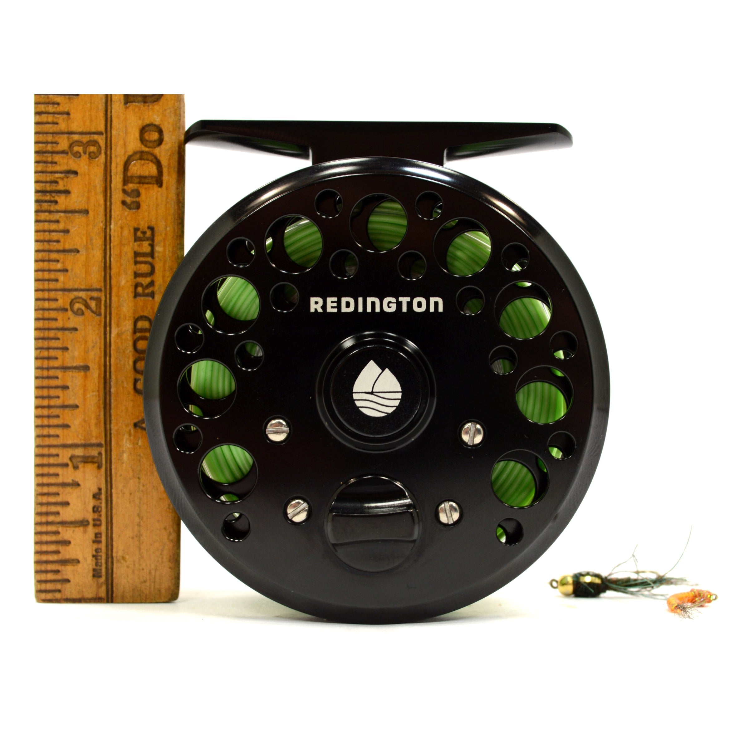 Redington Drift Series 3/4 Fly Reel with Line - Original Case & 2 Bonus Flies | Premium Fly Fishing Gear for Trout & Bass | Perfect for Freshwater Streams & Rivers