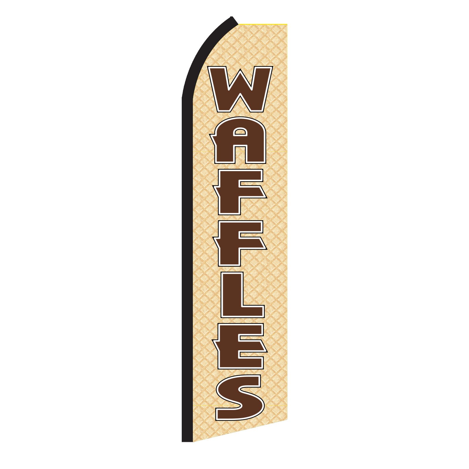 NEOPlex Waffles Swooper Flag - Premium Waffle Maker for Perfect Breakfast - Ideal for Home Kitchen, Brunch Parties & Camping Trips