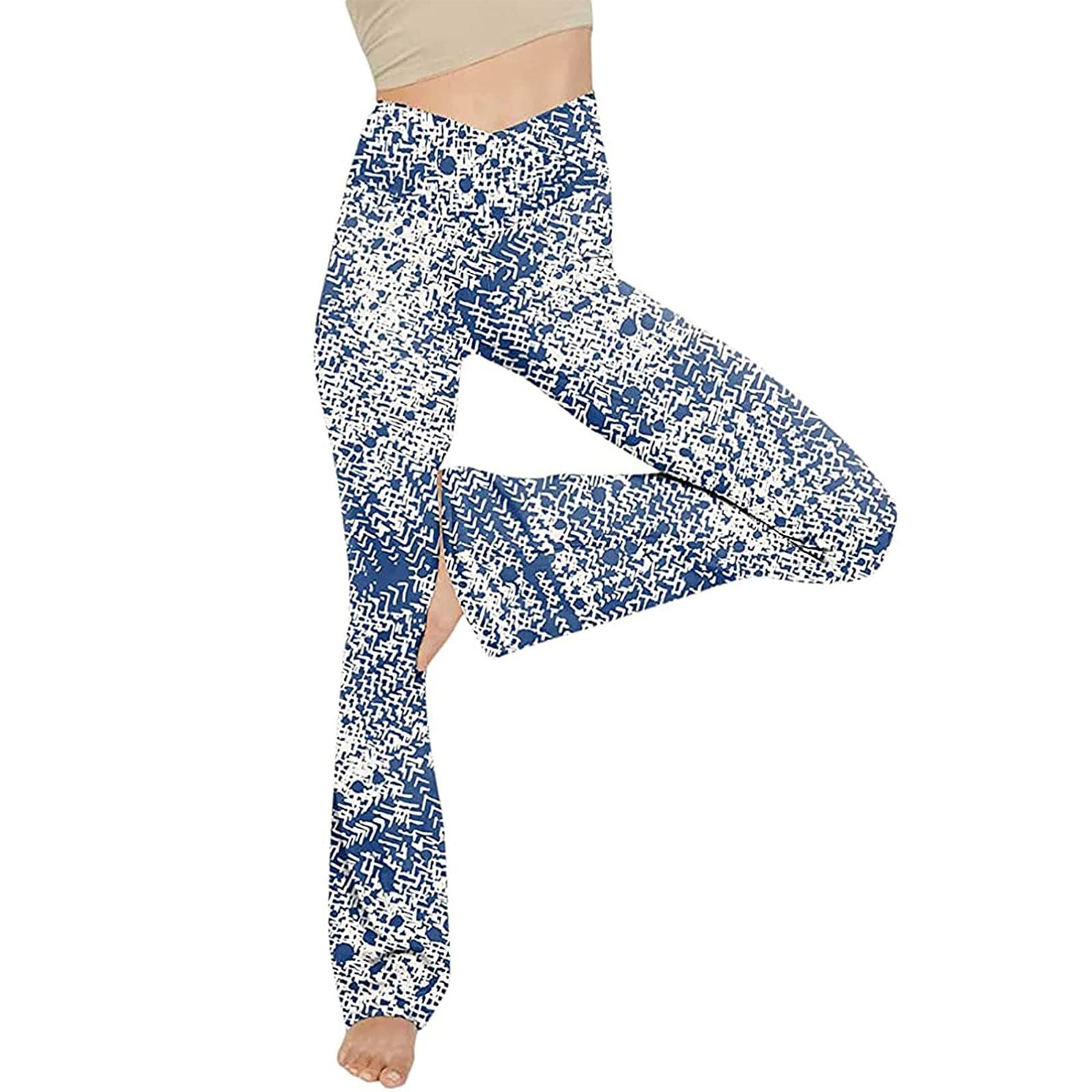 JJHAEVDY Women's Bootcut Yoga Pants - High Waisted Workout Leggings with Tummy Control, Stretchy Non-See Through Flare Pants for Yoga, Gym & Everyday Wear