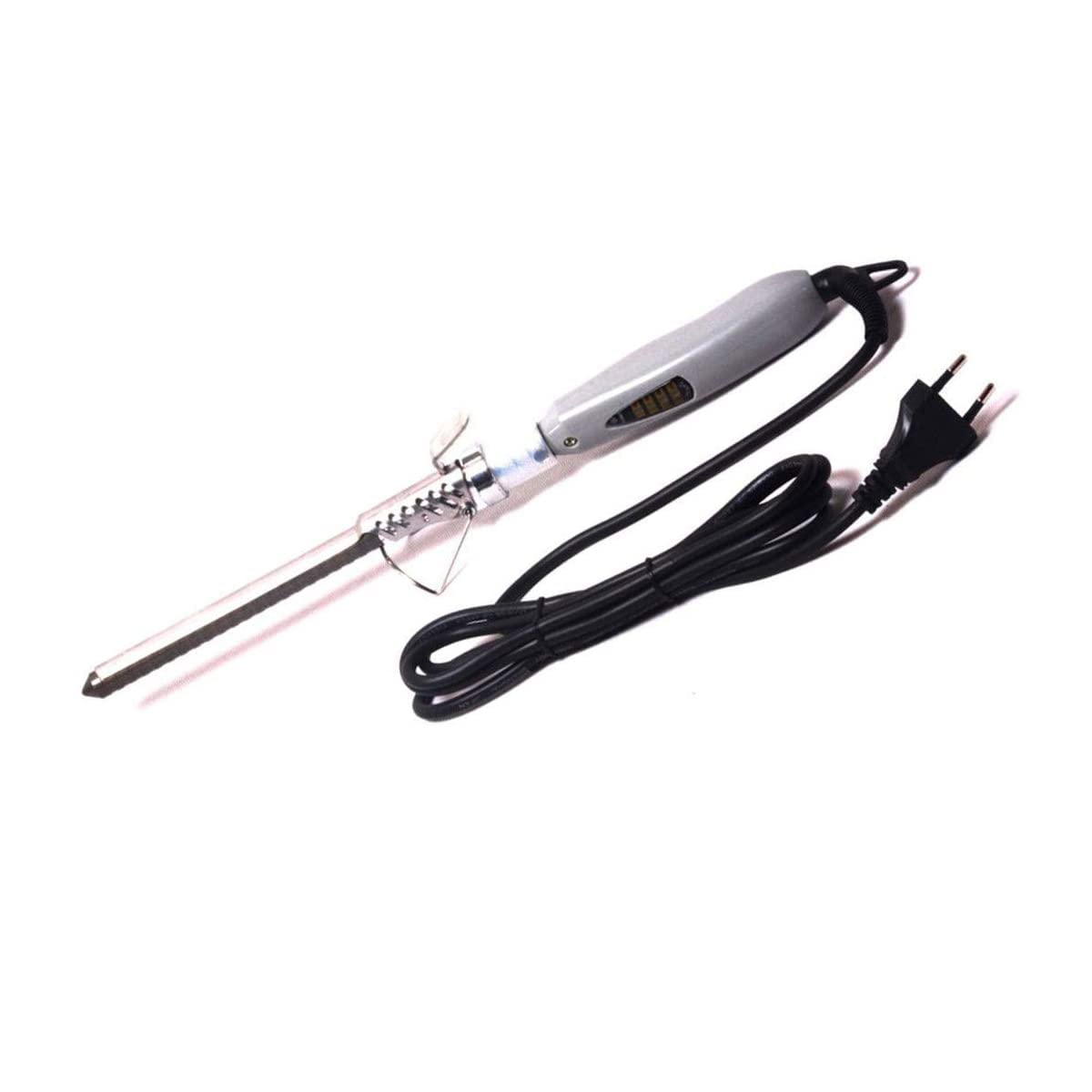 NOBILEA Hair Curling Iron Rod - Professional Instant Heat Styling Brush for Women | Fast Heating Motor Styling Tool for Home Use | Perfect for Beach Waves, Curls & Straightening (Black)