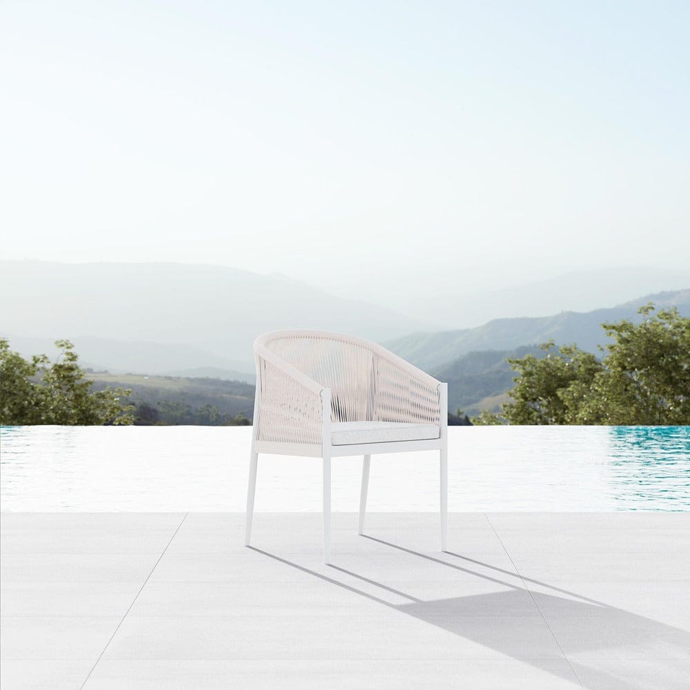 Catalina Outdoor Dining Chair - Weather-Resistant Patio Furniture for Garden, Poolside, and Backyard Relaxation