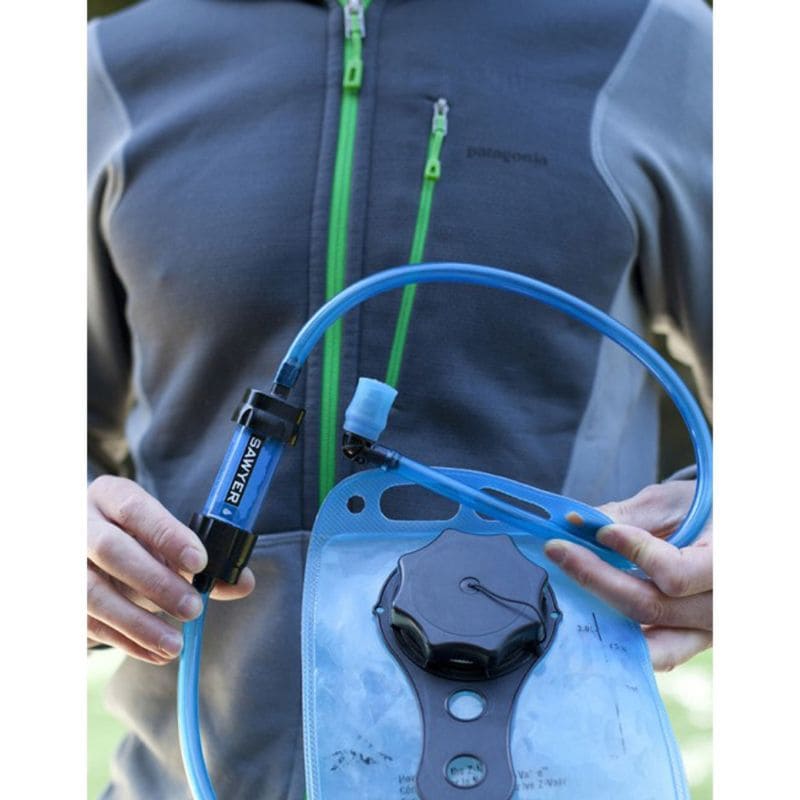 Sawyer Mini Water Filtration System - Portable & Lightweight Water Filter for Hiking, Camping, Travel, and Emergency Preparedness