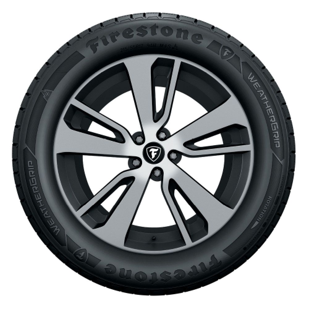 Firestone Weathergrip 195/50R16 84V All-Season Tires - High Performance for Cars, SUVs & Sedans - Perfect for Wet & Dry Road Conditions