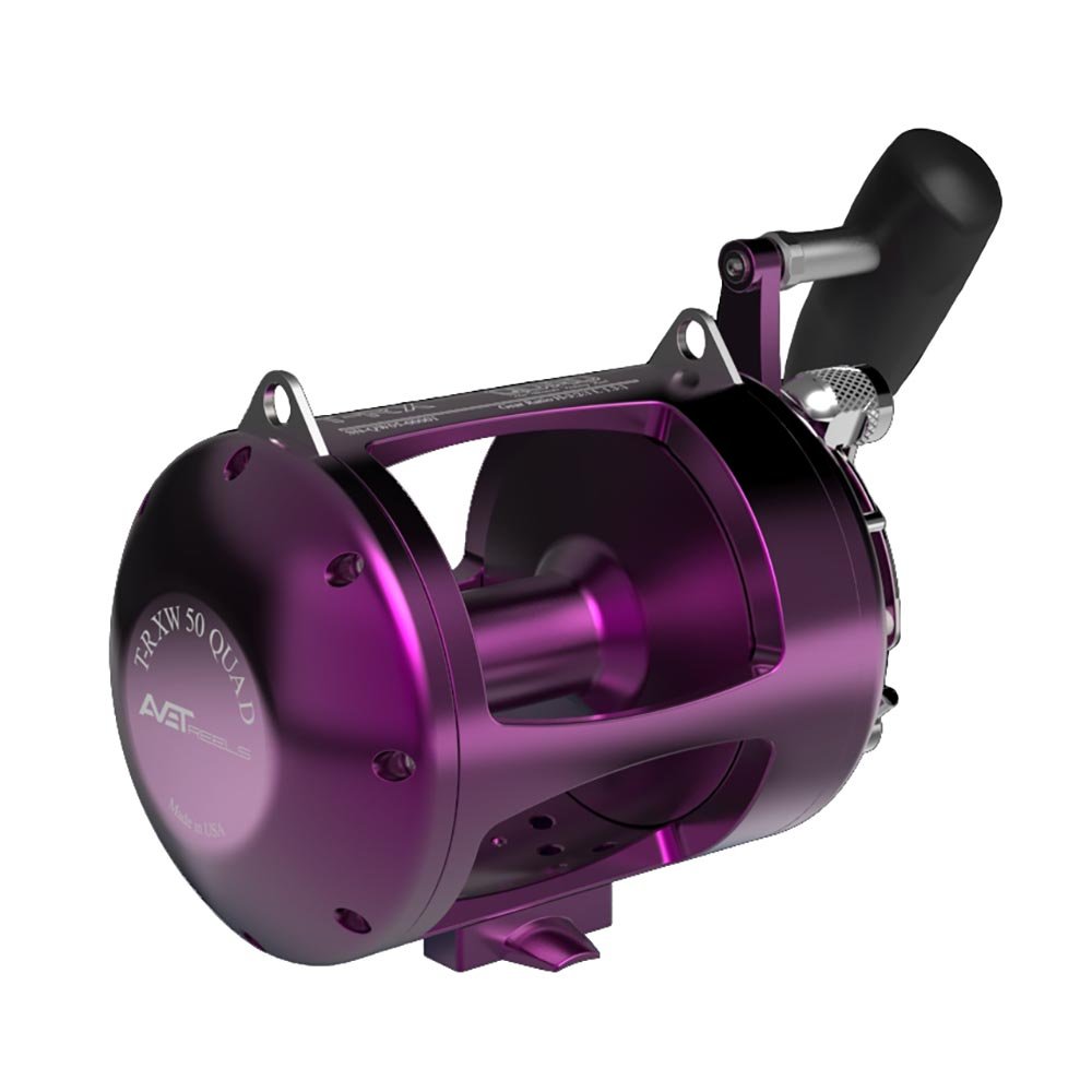 Avet Quad T RX 50W Wide Two Speed Fishing Reels - Saltwater & Offshore Big Game Fishing Reel for Tuna, Marlin & Swordfish