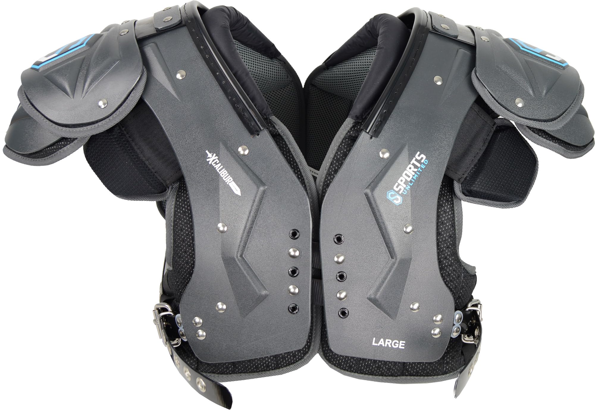 Xcalibur Adult Football Shoulder Pads - Protective Gear for Football Players | High Impact Protection for Training & Games | Perfect for Tackle Football, Practice & Competitive Play