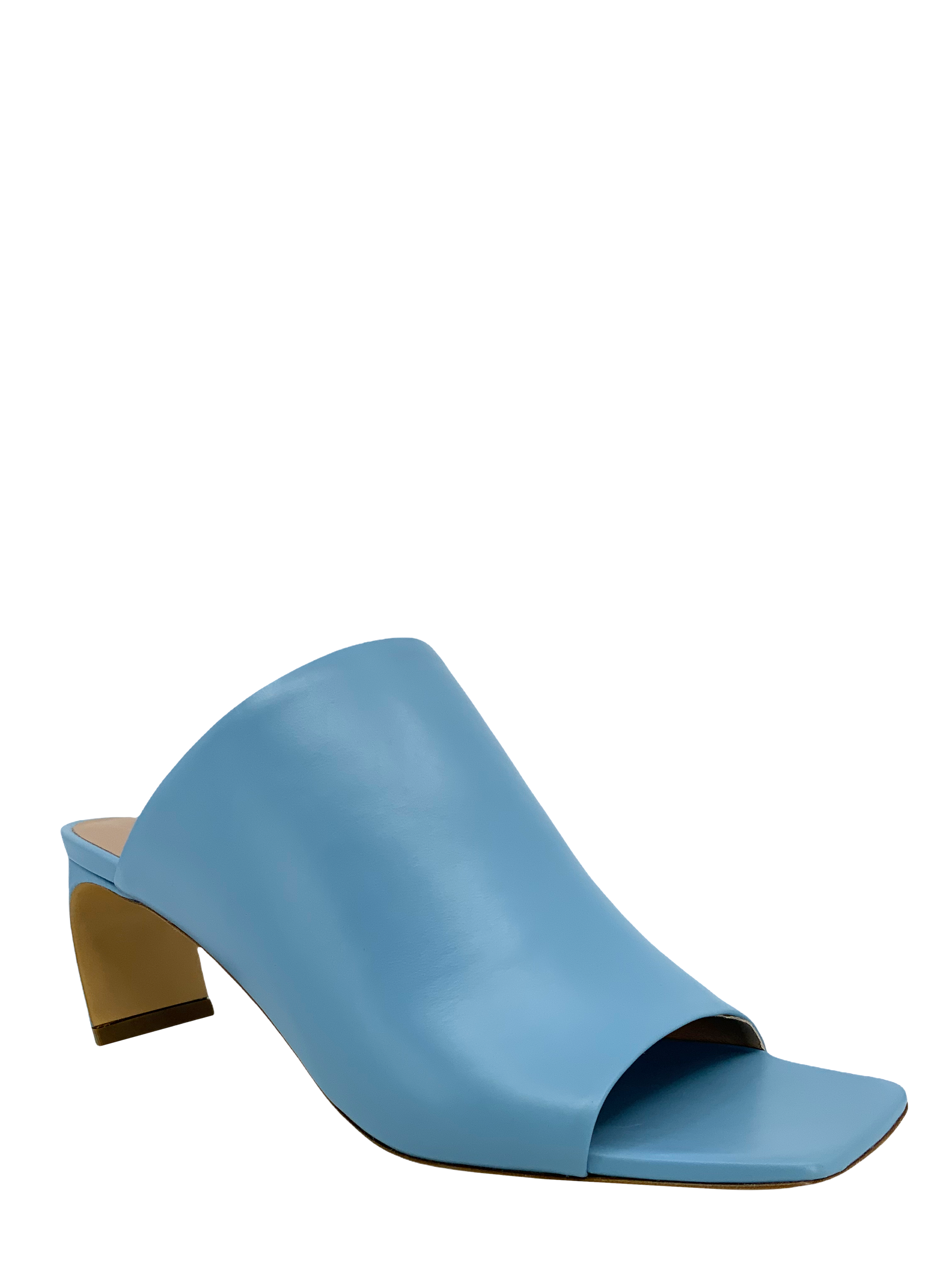 Lanvin Women's Calfskin Leather J Mules - Size 8 US | Luxury Designer Slides for Casual Outings & Summer Vacations