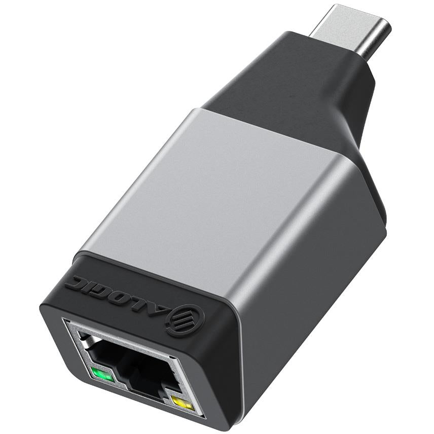 ALOGIC Ultra Mini USB C to Ethernet Adapter - Fast Gigabit LAN Network Converter for MacBook Pro, iPad Pro, Chromebook - Perfect for Home Office, Online Gaming & Video Conferencing