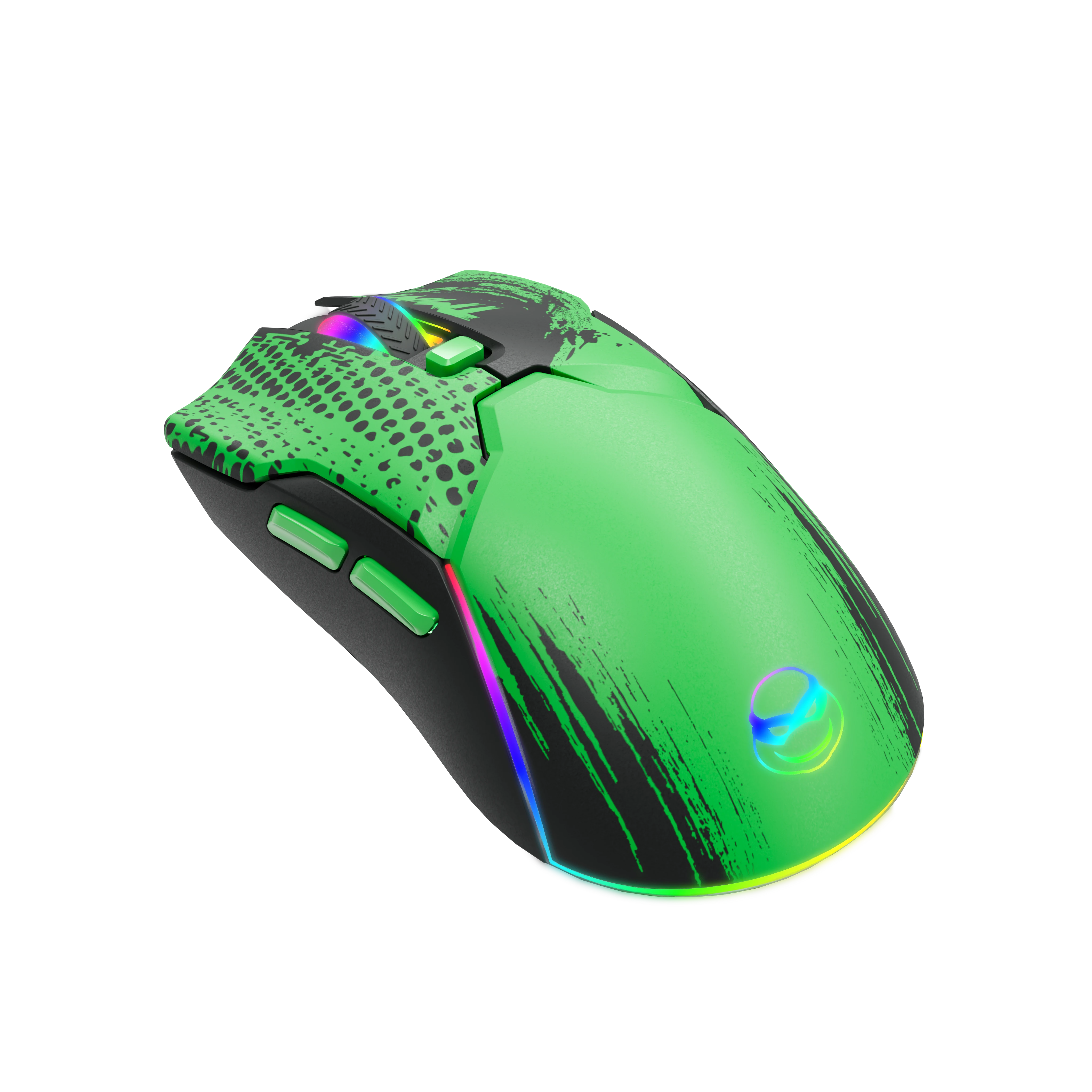 Wraith M3 Pro Gaming Mouse - TMNT Teenage Mutant Ninja Turtles Edition - Ergonomic RGB Gaming Mouse for PC - Perfect for FPS, MOBA & Esports Gaming
