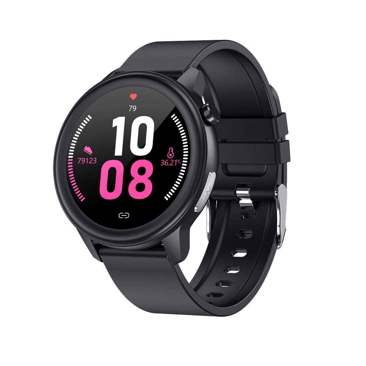 Smart Watch for Men & Women - Fitness Tracker with Touch Screen, Heart Rate & Sleep Monitor, IP67 Waterproof, Step Counter, Compatible with Android Phones - Perfect for Running, Swimming & Daily Activity Tracking