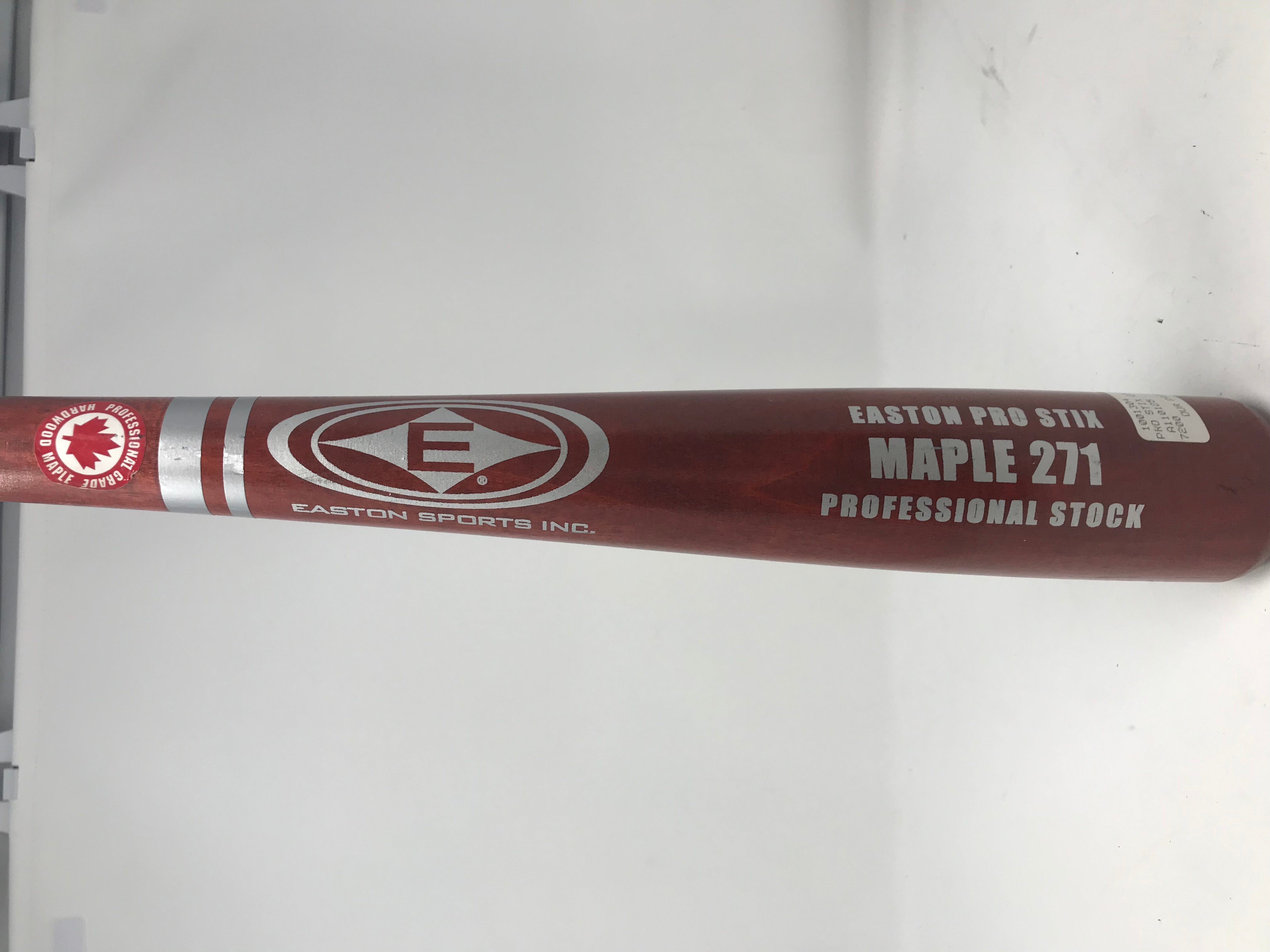Premium Maple Wood PRO Stix 271 Professional Baseball Bat - 32 Inch, Red/Silver - Perfect for Training, Games & Tournaments
