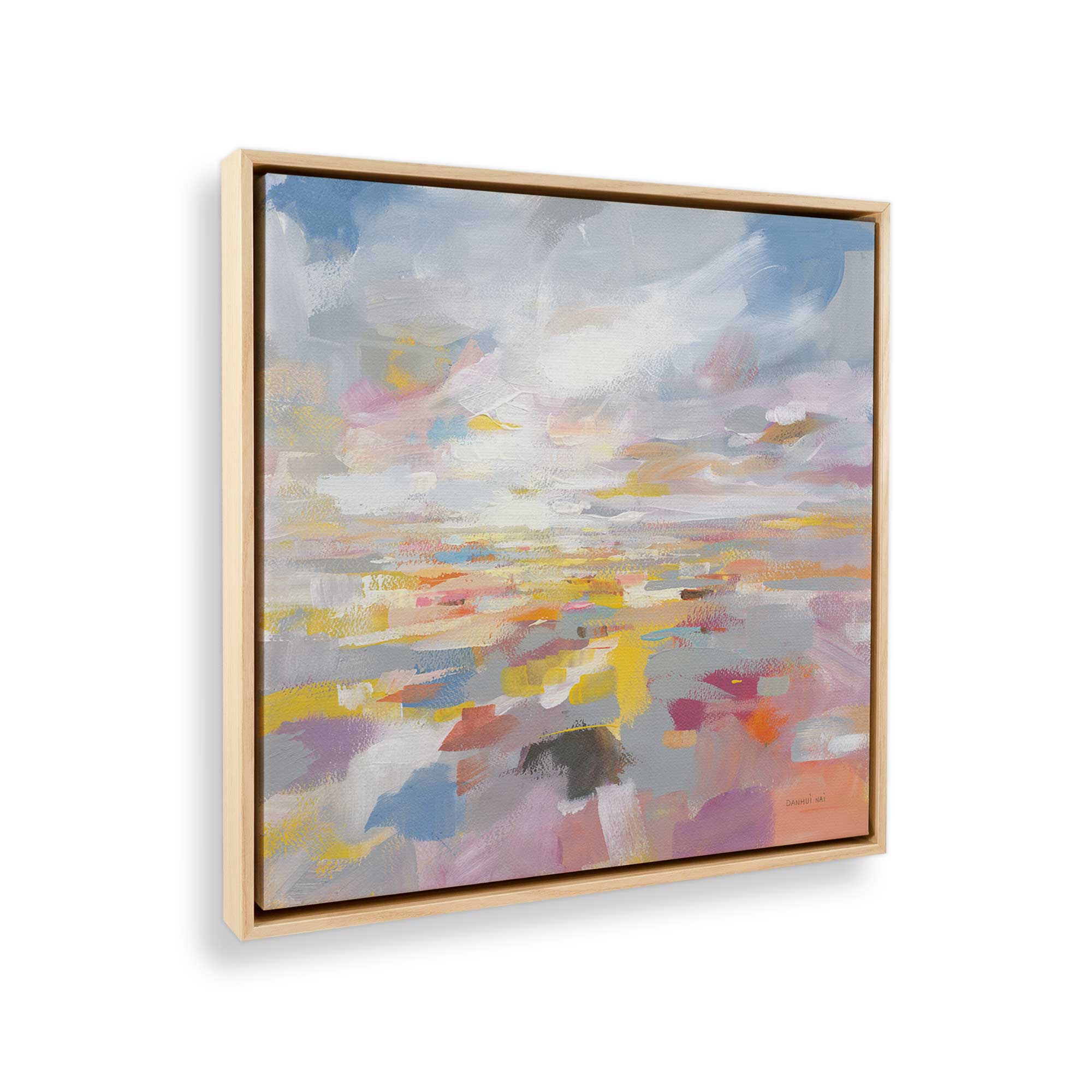 Dreamy Evening Abstract Canvas Wall Art - Modern Home Decor for Living Room, Bedroom & Office