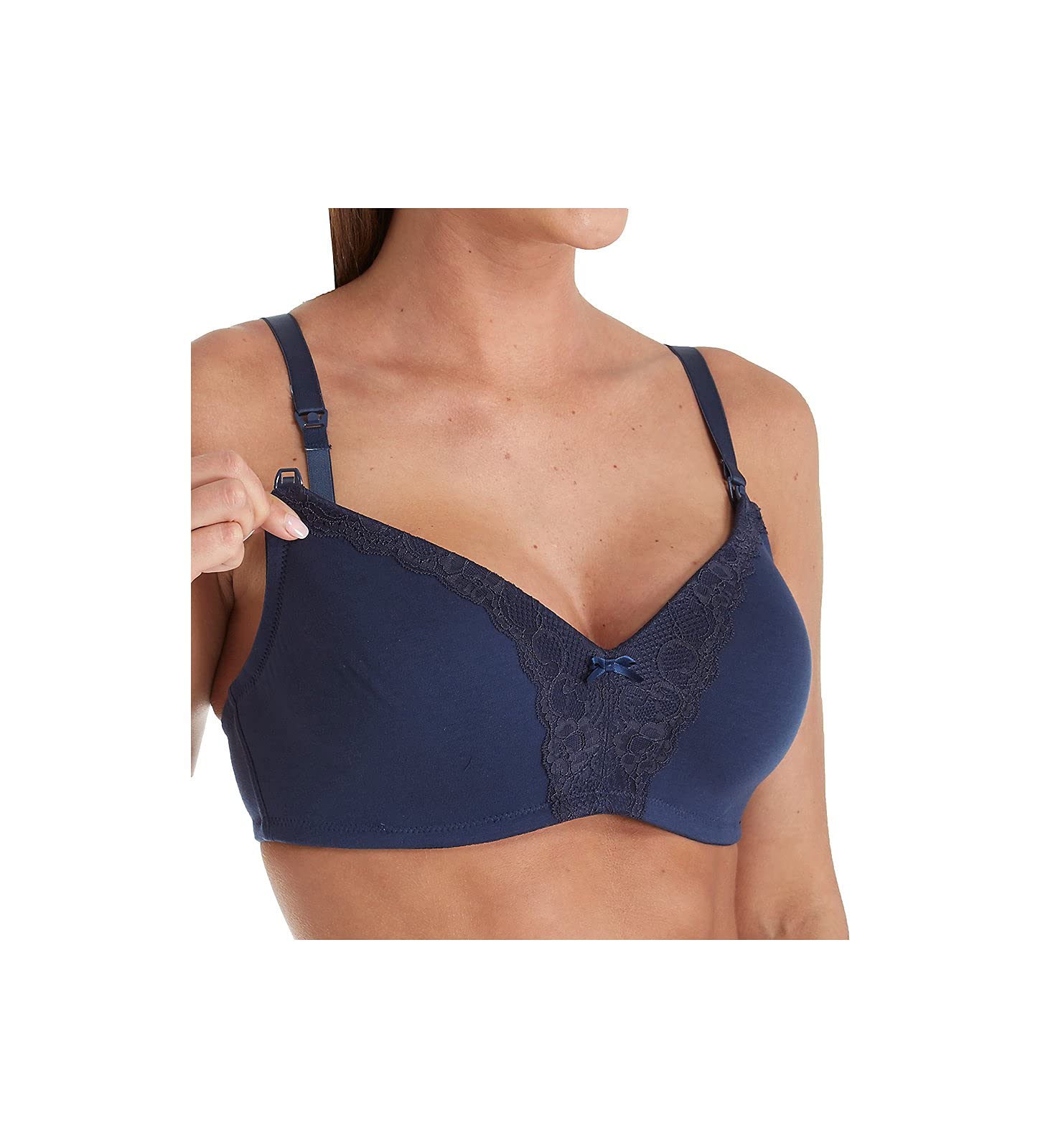 La Leche League Heavenly Wireless Padded Nursing Bra for Women - Comfortable Maternity & Breastfeeding Support - Perfect for Daily Wear, Sleeping & Postpartum Recovery