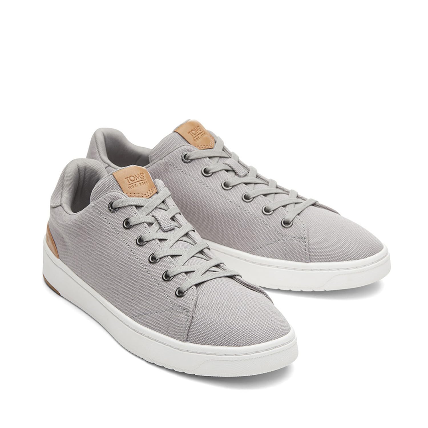 TOMS Men's Travel Lite Low Lace-Up Sneakers - Lightweight Casual Walking Shoes for Men in Black | Perfect for Travel, Work & Everyday Wear