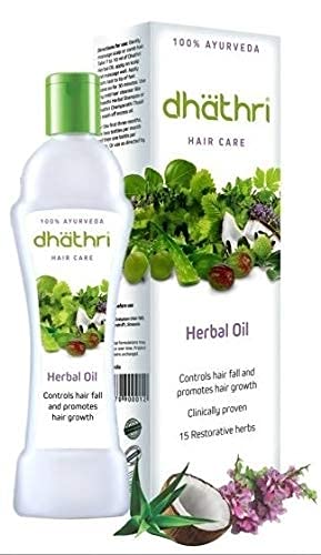 Dhathri Rooh Herbal Hair Oil - 100% Natural Ayurvedic Hair Care Treatment for Growth & Shine (100ml) - Perfect for Daily Scalp Massage & Damaged Hair Repair