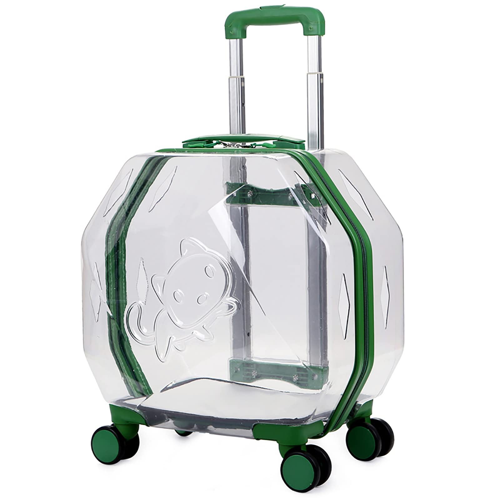 KaiLangDe Lightweight Pet Carrier with Silent Wheels - Breathable, Waterproof Travel Bag for Dogs & Cats - Perfect for Outdoor Adventures, Vet Visits & Airplane Travel