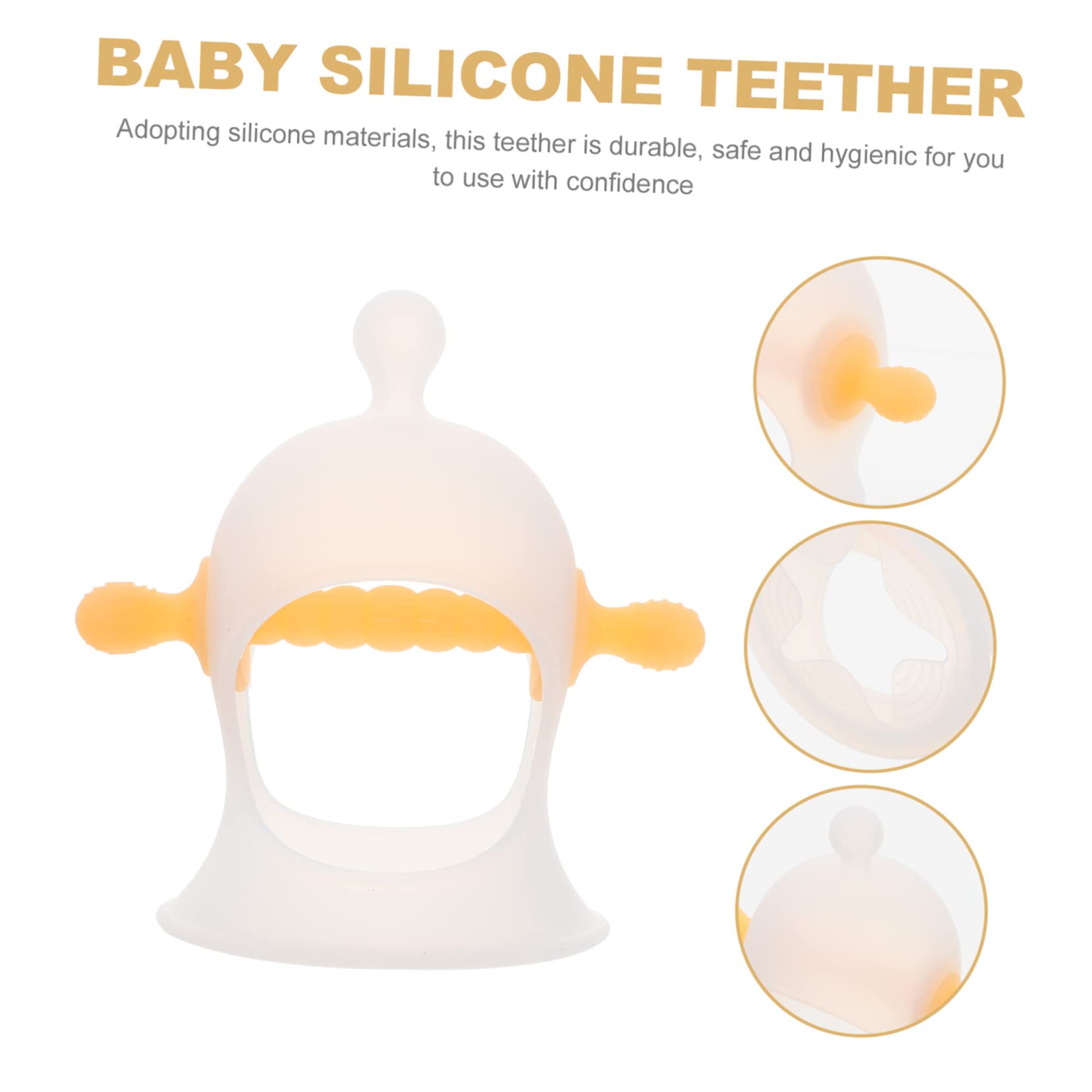 VICASKY 5-Piece 3D Hand Newborn Baby Boy Pacifier Toys - Soft & Safe Teething Relief for Infants 0-12 Months | Perfect for Soothing Sore Gums, Crib & Stroller Use
