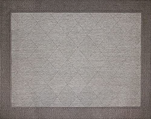 Diamond Cut Border Gray Silver