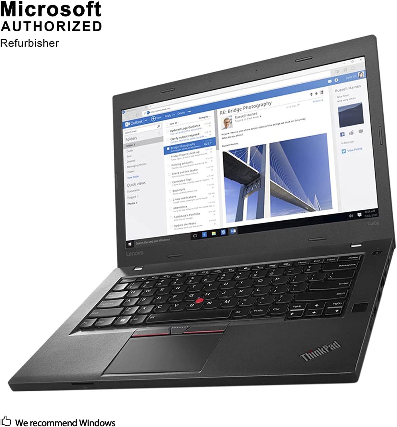 Renewed Lenovo ThinkPad T460p 14
