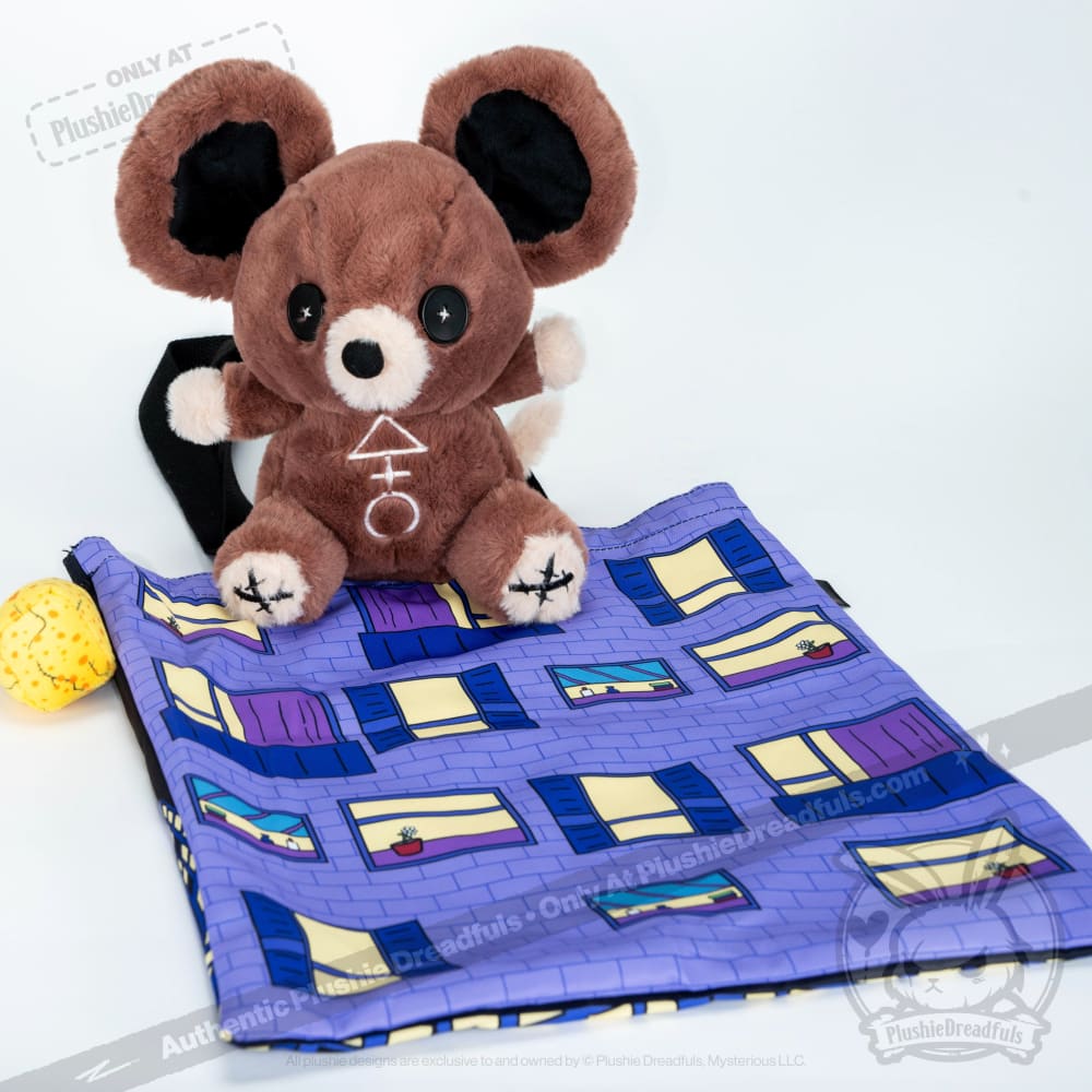 Plushie Dreadfuls Megalophobia Mouse Stuffed Animal - Cute Soft Plush Toy for Anxiety Relief, Unique Gift for Kids & Adults, Perfect for Comfort, Therapy & Collecting