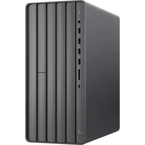 HP TE01 Envy Business Desktop PC - Intel 8-Core i7-10700 Processor, 16GB RAM, 512GB PCIe SSD + 1TB HDD, Intel UHD Graphics, WiFi, Bluetooth, Windows 10 Pro - Perfect for Office Work, Home Business & Professional Computing Tasks