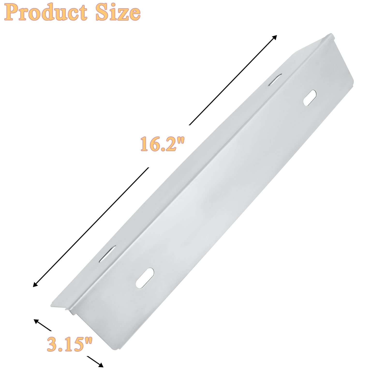 Stainless Steel Heat Plates & Grill Burners Replacement Kit for Napoleon Rogue & Prestige 500 Propane Grills - 7-Pack Sear Plates Flavorizer Bars + 4 Burner Tubes - BBQ Grill Parts for Enhanced Flavor & Even Heat Distribution - Perfect for Backyard Grilling, Tailgating & Outdoor Cooking