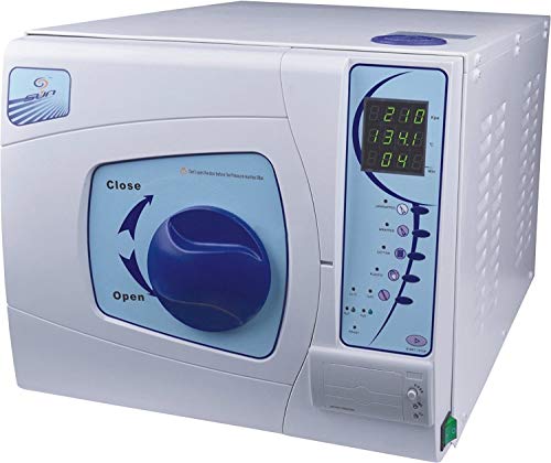 APHRODITE 23L Class B Vacuum Autoclave Steam Sterilizer with Built-in Printer & Triple Vacuum Cycle - Blue | Perfect for Dental Clinics, Tattoo Studios & Medical Facilities