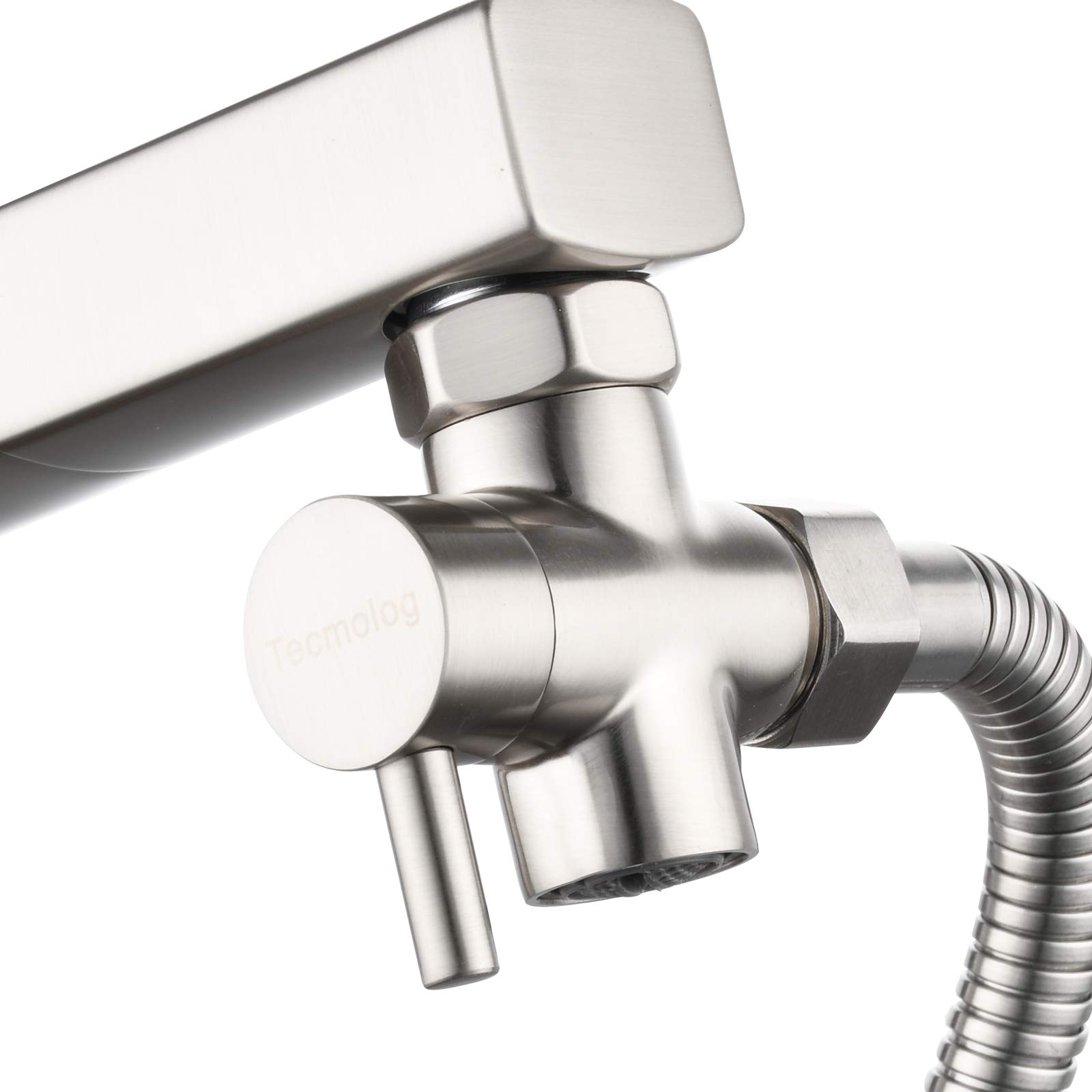 Brass Faucet Valve Splitter - M22 to M24 Sink Hose Connector, Brushed Nickel Diverter for Kitchen & Bathroom | Perfect for Dual Sink Use, Outdoor Faucet Extension & RV Water Hookup