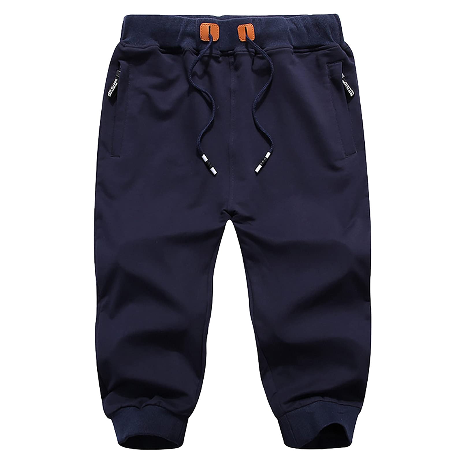 Xiloccer Men's Cropped Utility Jogger Pants - Stylish Casual & Work Pants for Painting, Biking & Everyday Wear