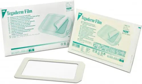 3M Tegaderm Transparent Film Dressing - Waterproof Wound Cover for IV Sites, Catheters & Surgical Incisions - Breathable Medical Bandage for First Aid & Post-Op Care (10 Pack)
